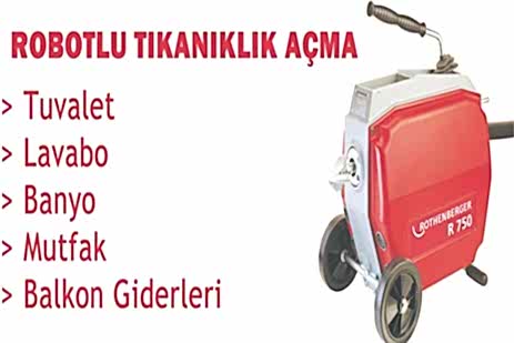 Tıkanıklık Açma Makine İle